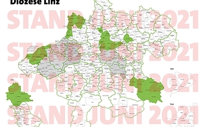 Dekanatsgrenzen neu, Stand 28. Juni 2021