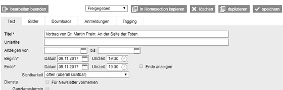 Homesection