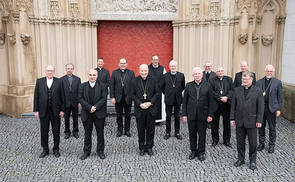 Gruppenfoto der Bischöfe zum Auftakt ihrer Sommervollversammlung vom 15. bis 18. Juni 2020 in Mariazell