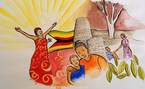 Titelbild zum Weltgebetstag 2020 aus Simbabwe