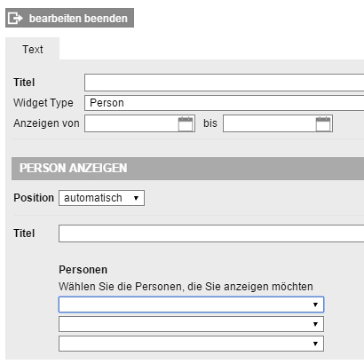Widget erstellen