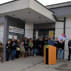 Eröffnung der Bibliothek Herzogsdorf