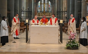 Priesterjubilarmesse am 29. Juni 2021, dem Hochfest der Apostel Petrus und Paulus im Linzerdom.Foto Jack Haijes