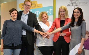 V. l.: Nadja Kapeller, Doz. Dr. Ansgar Weltermann, Dr.in Mag.a Elisabeth Bräutigam, LH-Stv. Mag.a Christine Haberlander, Sigrid Miksch, MSc.