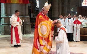 Priesterweihe von Johannes Hofer im Linzer Mariendom. 