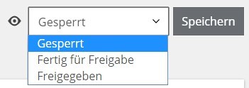 freigeben - sperrren - speichern