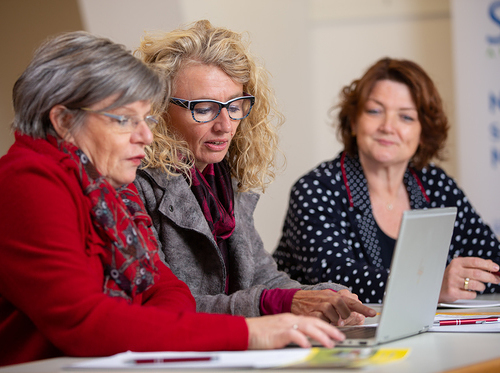 v.l.n.r. Anita Pölzleitner, Astrid Gaisberger, Regina Hochreiner