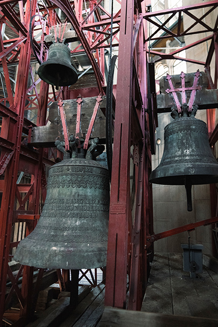 Robert Maybach Glockenreferent Siegfried Adlberger auf dem Mariendom Linz
Modelrelease vorhanden
