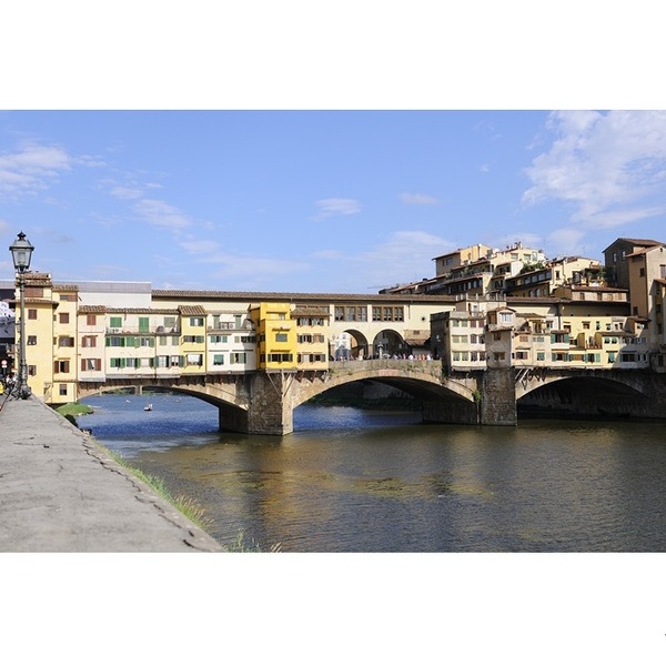 Ponte Vecchio in Florenz / Christian Dörn Brücke Ponte Vecchio über den Arno in Florenz