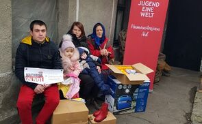 Jugend Eine Welt: Winterhilfe für notleidende UkrainerInnen voll angelaufen