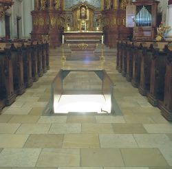 Paul Kranzler Abgang zur Krypta der Ursulinenkirche
