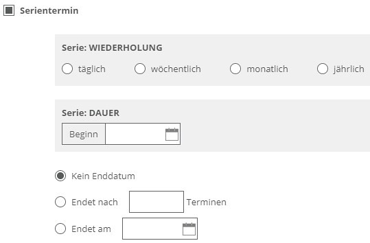 Serientermin