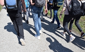 Pilgern mit Firmlingen