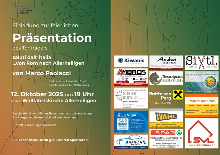 Flyer CD-Präsentation